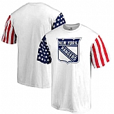 Men's New York Rangers Fanatics Branded Stars & Stripes T-Shirt White FengYun,baseball caps,new era cap wholesale,wholesale hats